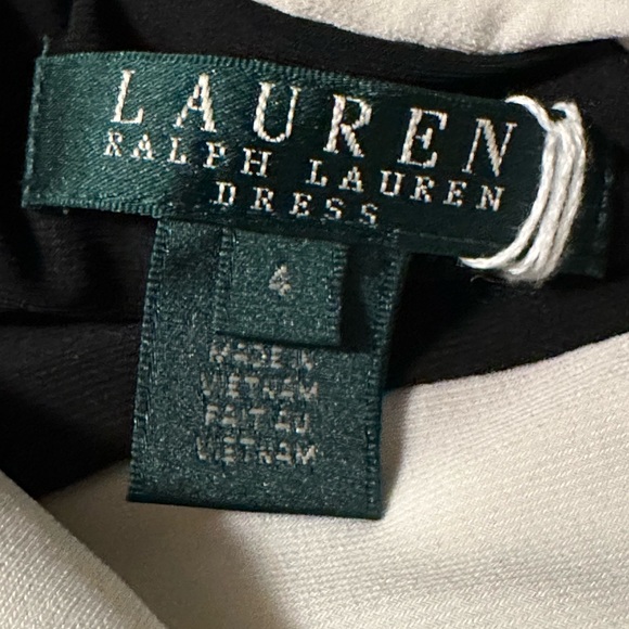 NWOT LAUREN RALPH LAUREN SLEEVELESS MIDI DRESS. TWO TONE. - Picture 7 of 9